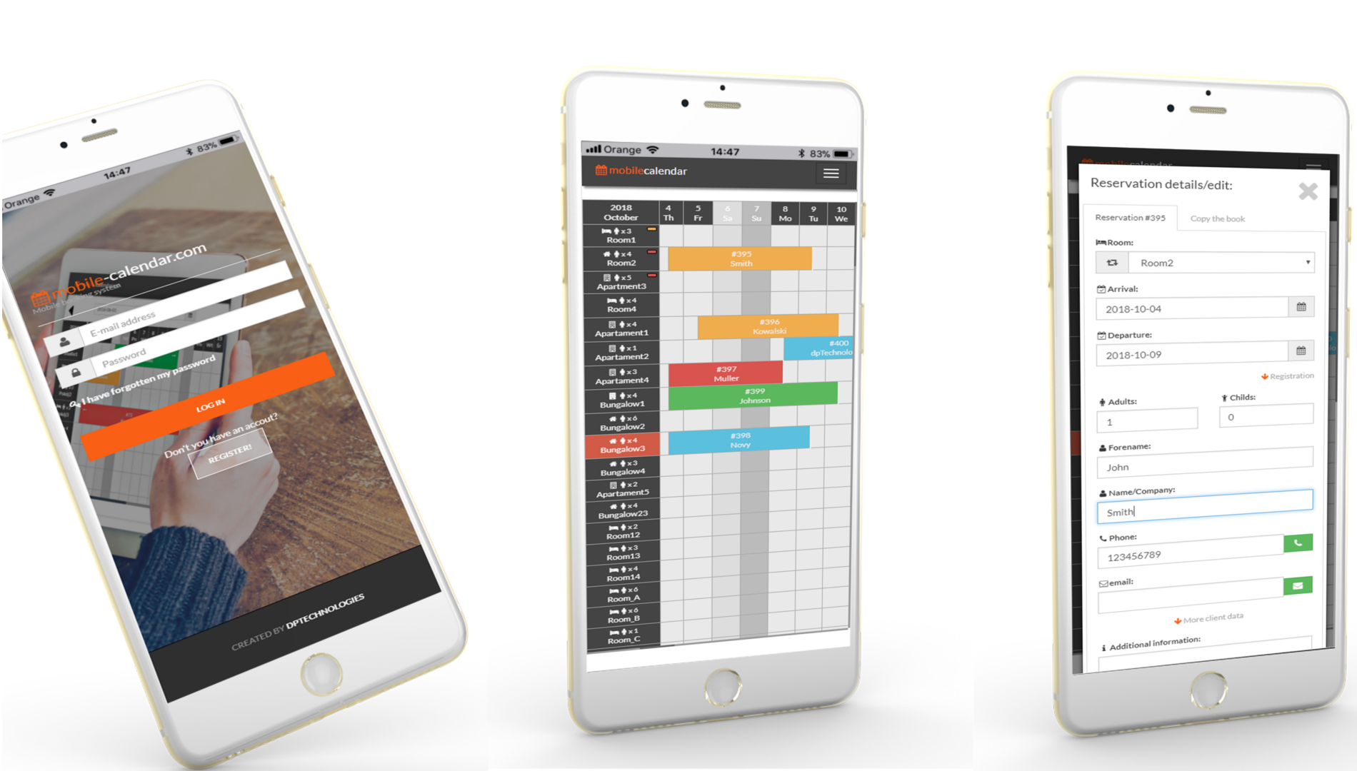 Aplikacja mobilna mobile-calendar